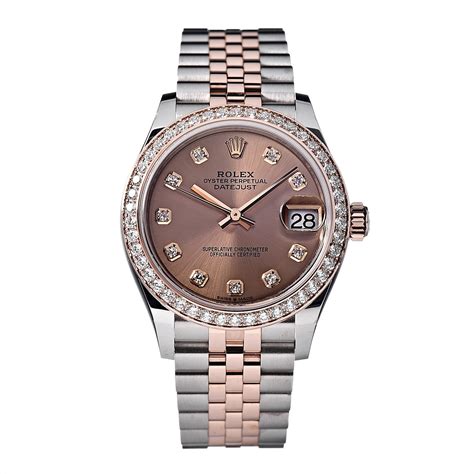 rolex datejust rose gold dial|rolex datejust 31mm everose gold.